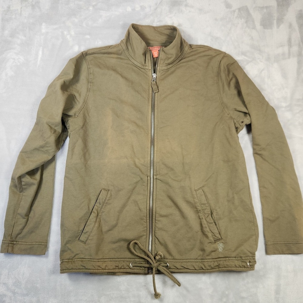 Tommy Bahama Relax Women's Green M Alani Terry Full Zip Jacket